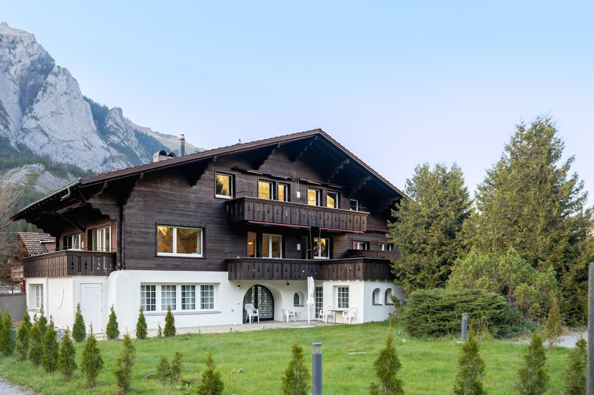 Bellevue & Classy Mountain View Apartment Kandersteg Exterior photo